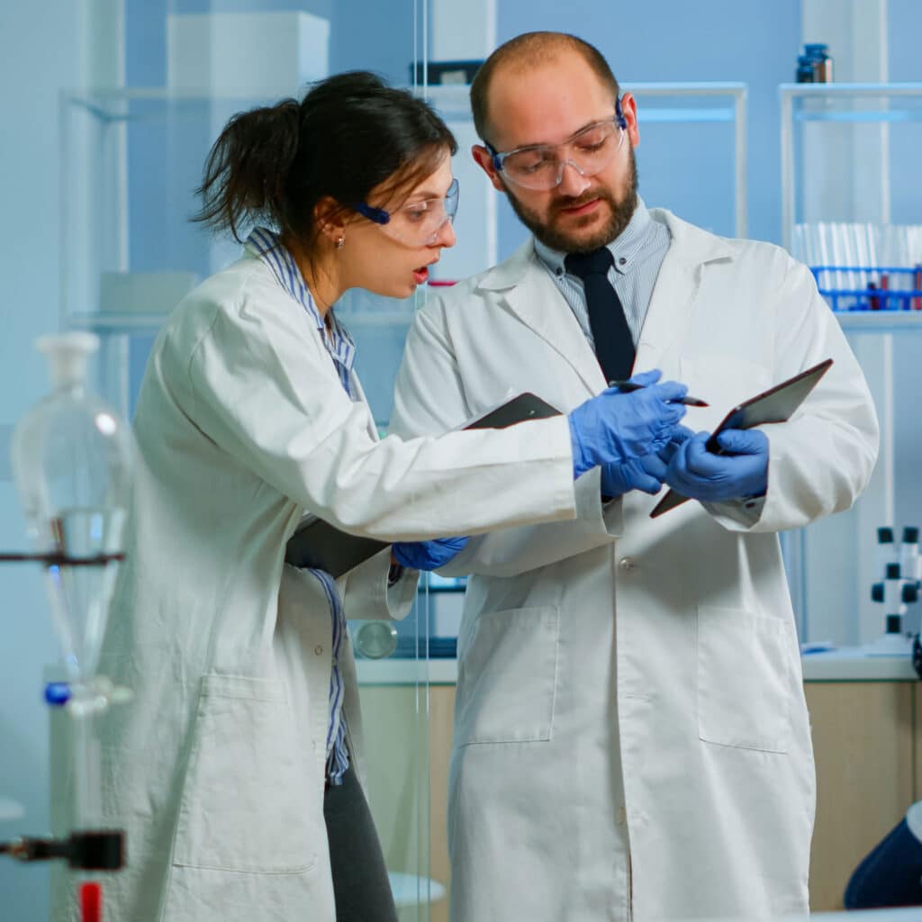 Scientific lab for medicine